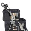 WYGMAV Pet Stroller for 2 Pets Black Foldable-6