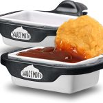 Saucemoto Dip Clip Car Cup Holder Sauce Container Black-0