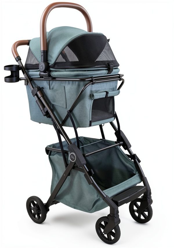 Pet Stroller Strolee Aluminum Foldable Design-0