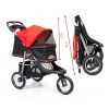 VIAGDO Pet Stroller 600D Oxford Fabric 3 Wheels-7