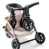 Dec-Mec Pet Stroller Oxford Cloth 2 Point Harness Beige-3