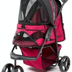 Petique Razz Berry Pet Stroller for Cats and Dogs-0