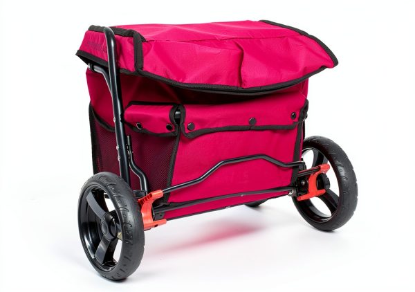 Petique Razz Berry Pet Stroller for Cats and Dogs-12