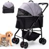 OMDOCA Pet Stroller Lightweight Foldable Carrier Car Seat-0