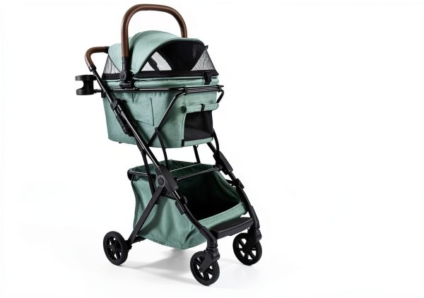 Pet Stroller Strolee Aluminum Foldable Design-3