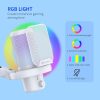FEELWORLD VM1 Gaming Microphone White Plastic-3