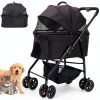 OMDOCA Pet Stroller Lightweight Foldable Carrier Car Seat-0