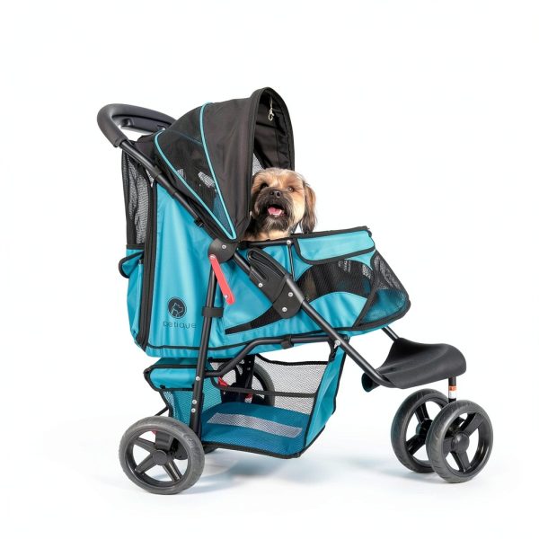 Petique Pet Stroller Durable Design for Dogs Cats-9