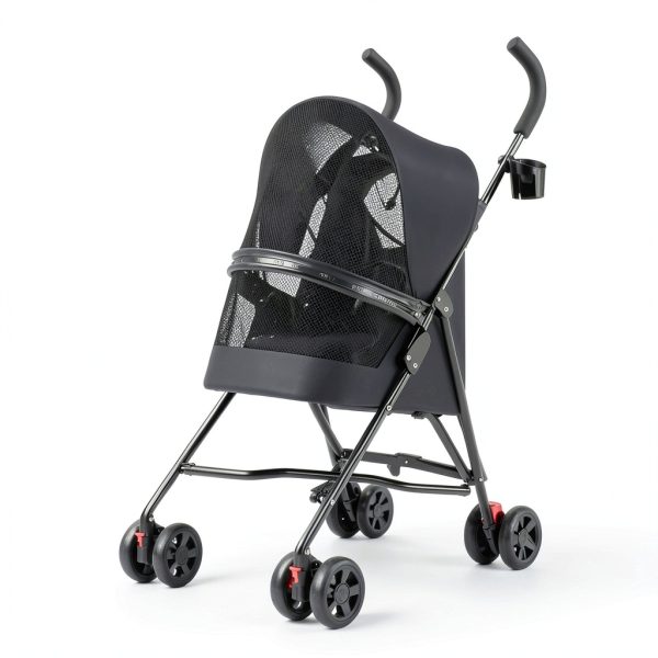 SAVEYOUR Pet Stroller Lightweight Foldable Cat Dog Stroller-2