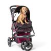 Petique Razz Berry Pet Stroller for Cats and Dogs-8