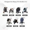 Ibiyaya Pet Stroller Cushion Thames Green Reversible Comfort-7