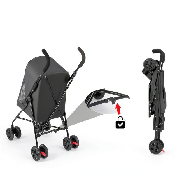 SAVEYOUR Pet Stroller Lightweight Foldable Cat Dog Stroller-5