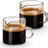 Qipecedm Espresso Cups Clear Insulated Dishwasher Safe-0