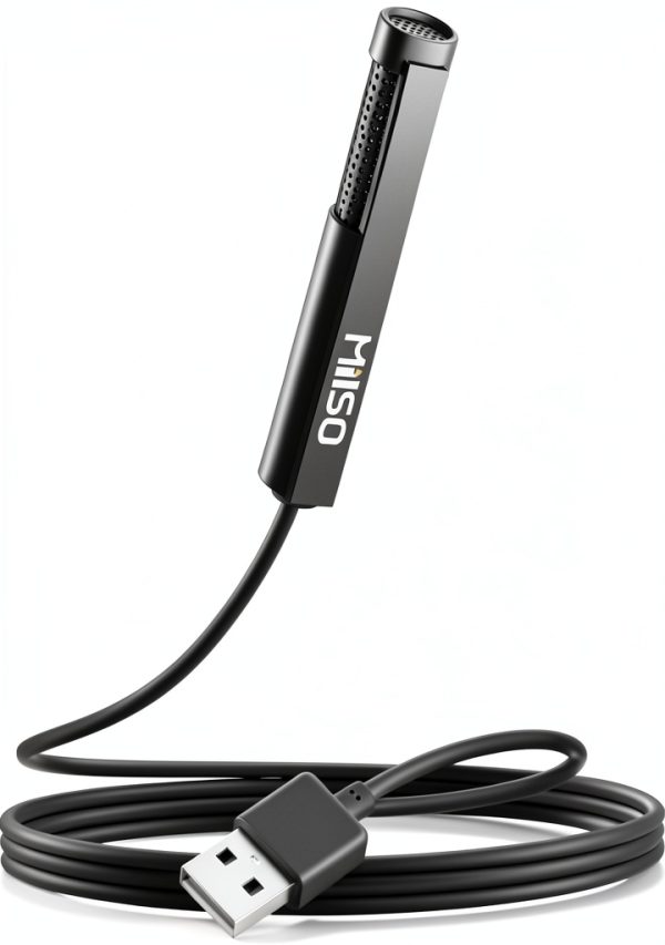 USB Lavalier Microphone MillSO Clip Design ABS-0