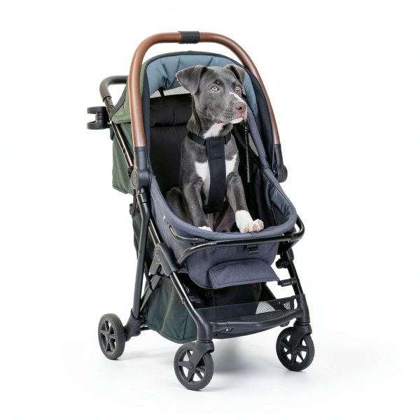 Pet Stroller Strolee Aluminum Foldable Design-4