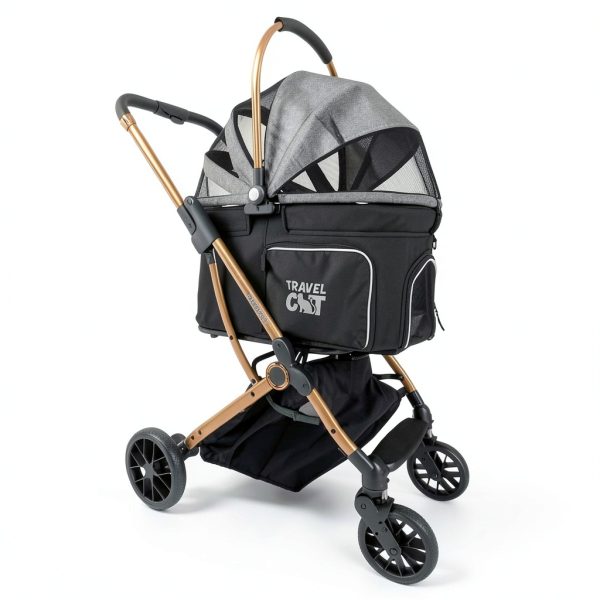 Your Cat Backpack Cat Stroller Travel Carrier Aluminum Frame-0