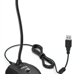 FIFINE USB Gooseneck Microphone ABS Design for PC-0