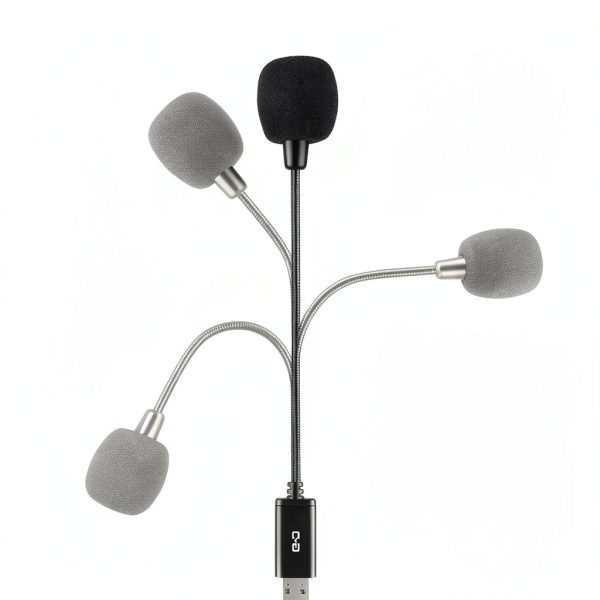 USB Microphone ChanGeek Gooseneck Aluminum Design-3