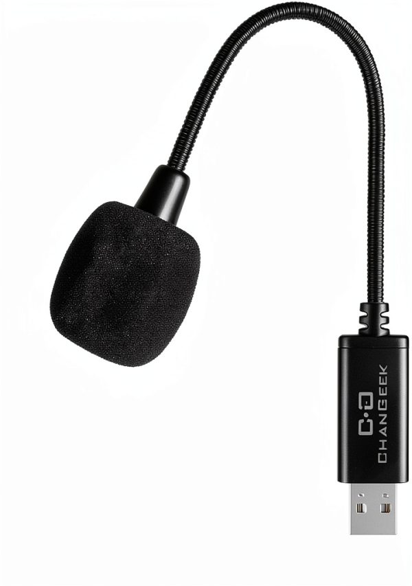 USB Microphone ChanGeek Gooseneck Aluminum Design-0