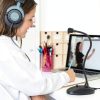 FIFINE USB Gooseneck Microphone ABS Design for PC-5