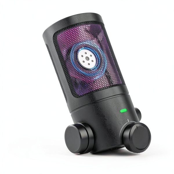FIFINE AM6 Condenser USB Microphone Black Gaming-8