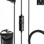 Movo LV1-USB Lavalier Microphone for Computers-0
