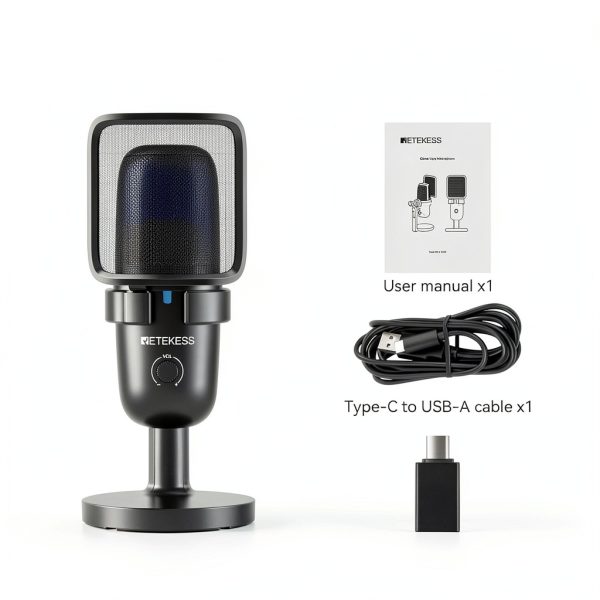 Retekess Computer Microphone Black FAUF9672A-8