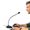 FIFINE USB Gooseneck Microphone ABS Design for PC-6