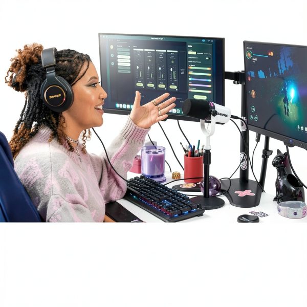 Shure MV7+ USB XLR Podcast Microphone Metal Design-3