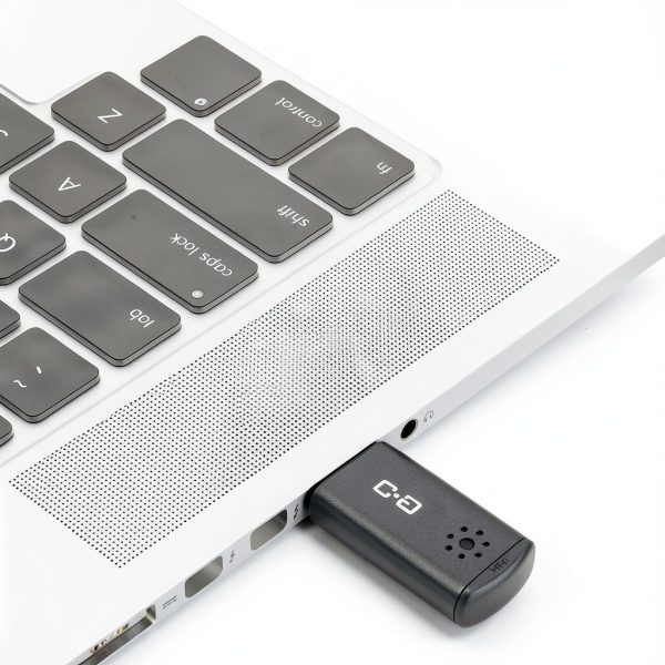 USB Microphone ChanGeek CHS-M3 Mini Black USB Mic for PC and Laptop-2