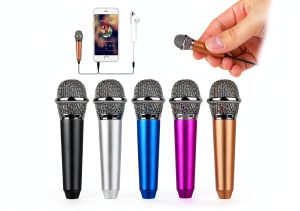 Uniwit Mini Handheld Condenser Microphone with Stand and 2.2in Compact-0