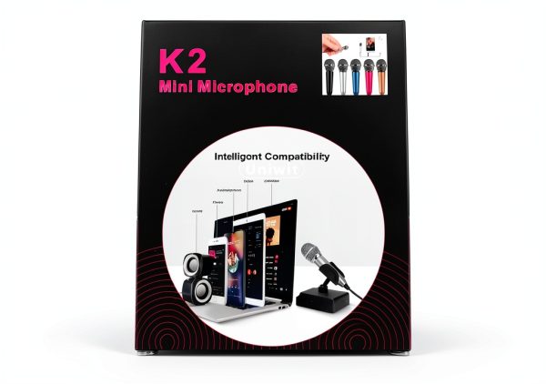 Uniwit Mini Handheld Condenser Microphone with Stand and 2.2in Compact-6