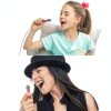 Mini Microphone Uniwit Handheld Condenser with Rose Red Stand-5