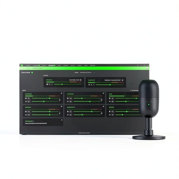 Razer Condenser Gaming Microphone Supercardioid Shock Absorber Black-6