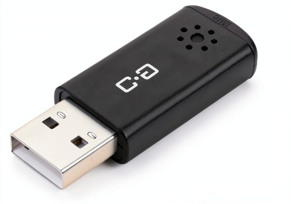 USB Microphone ChanGeek CHS-M3 Mini Black USB Mic for PC and Laptop-0