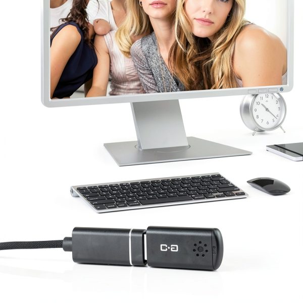 USB Microphone ChanGeek CHS-M3 Mini Black USB Mic for PC and Laptop-5