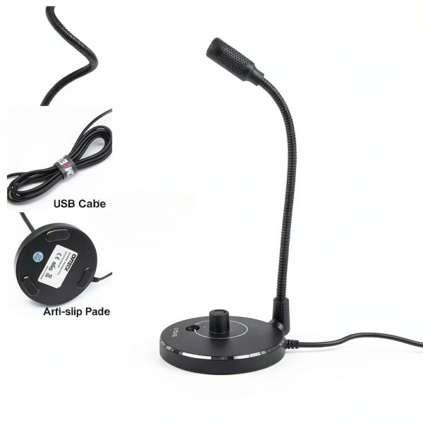CMTECK USB Condenser Microphone G009 Cardioid with Noise Cancelling-4