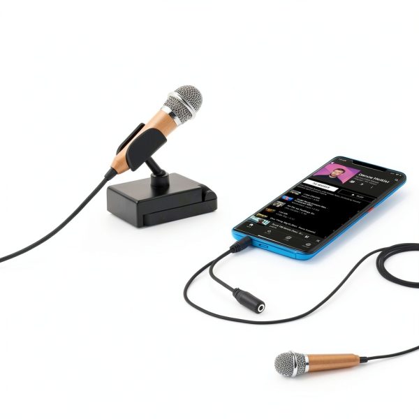 Uniwit Mini Handheld Condenser Microphone with Stand and 2.2in Compact-3
