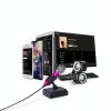 Mini Microphone Uniwit Handheld Condenser with Rose Red Stand-4