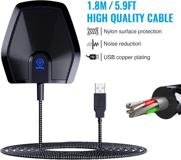 TONOR G11 USB Microphone Omnidirectional Mini Condenser with Metal-6