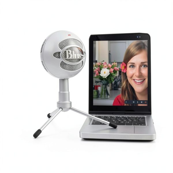 Logitech Snowball iCE USB Condenser Microphone Cardioid Retro Design-7
