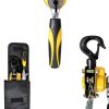 Chain Hoist Treedeng 1/4 Ton 550lb 5ft Mini Puller Yellow-5
