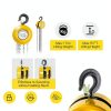 Hand Chain Hoist VEVOR 2200lb 1 Ton Manual with 15ft Lift Yellow-2
