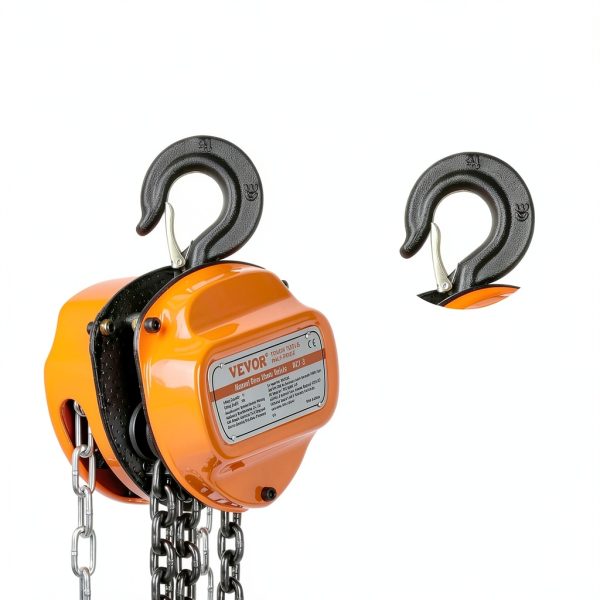 Hand Chain Hoist VEVOR 1 Ton 10FT G80 Steel Double‑Pawl Brake-5