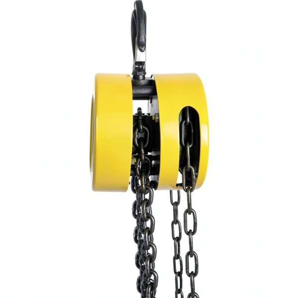 Hand Chain Hoist VEVOR 2200lb 1 Ton Manual with 15ft Lift Yellow-8