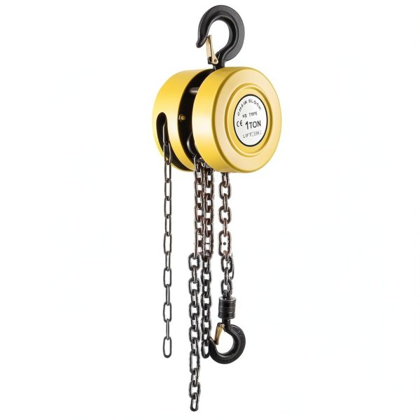 Hand Chain Hoist VEVOR 2200lb 1 Ton Manual with 15ft Lift Yellow-0