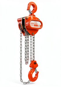 Hand Chain Hoist HUGOASIS 1/2 Ton 10FT Orange Manual with Dual Brakes-0