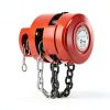 Hand Chain Hoist 2 Ton Red YULIZHE Manual Steel Chain Block Hoist-3