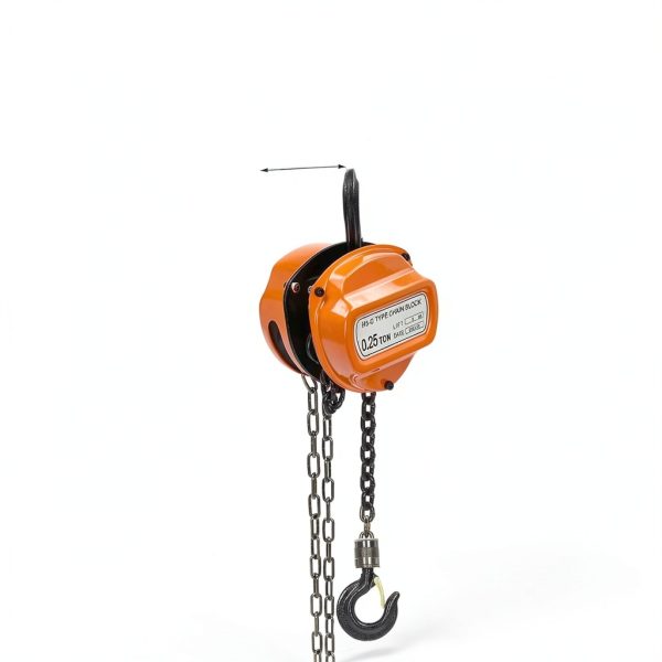 Chain Hoist YIYIBYUS 1/4 Ton Mini 550lb Capacity G80 with Hooks-1