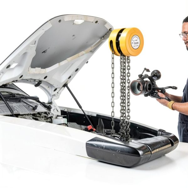 Hand Chain Hoist VEVOR 2200lb 1 Ton Manual with 15ft Lift Yellow-1
